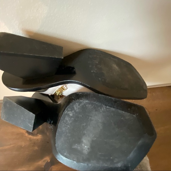 Marni White Open-Toe Ankle Boots - Picture 5 of 5